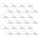 thumbnail image 1 of 50 ganchos para cortinas de ventana, aros de metal, accesorios para exteriores, clips decorativos de hierro, 1 of 5