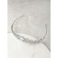 thumbnail image 4 of Believe by Brilliance Fine Silver Plated Cubic Zirconia Heart Tiara, 4 of 5