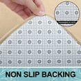 thumbnail image 6 of Buganda Memory Foam Bathroom Rugs, Absorbent Non-Slip Bath Mat for Bathroom, Soft Washable Bath Rug, 16"×24", Beige, 6 of 9
