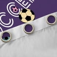 thumbnail image 4 of Homewish Kids Soccer Game Black Out Curtains,Colorful Football Curtains Pack of 2 (42x63 Each),Sport Theme Bedroom Curtains For Boys,Microfiber Bedroom Decor, 4 of 6