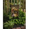 thumbnail image 2 of Tibetan Spaniel Candy Corn Halloween Portrait Garden Flag, 2 of 2