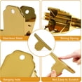 thumbnail image 4 of Pinza Bulldog - 2 uds. Clip de 20 cm de ancho con clip para papel público de oficina (dorado, 5 7/10 pulgadas) TUNC Sencillez, 4 of 4