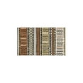 thumbnail image 2 of Farmhouse Moroccan Throw Rug - Soft, Non-Slip Low-Pile Kitchen Rug in Rustic Tribal Black & White, Washable with Rubber Backing for Entry or Front Doors, 2 of 7