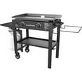 thumbnail image 5 of Blackstone 2-Burner 28” Griddle with Built-in Cutting Board and Garbage Holder, Black, Propane, 5 of 6