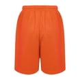 thumbnail image 2 of Sholeno Kids Boys Basketball Football Athletic Shorts Workout Running Booty Bottoms Summer Beach Orange 28, 2 of 5