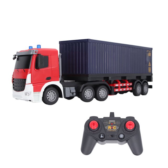Juguete De Transporte ANGGREK Vehículo De Construcción Ligero Interactivo Camión Control Remoto Plástico Recargable