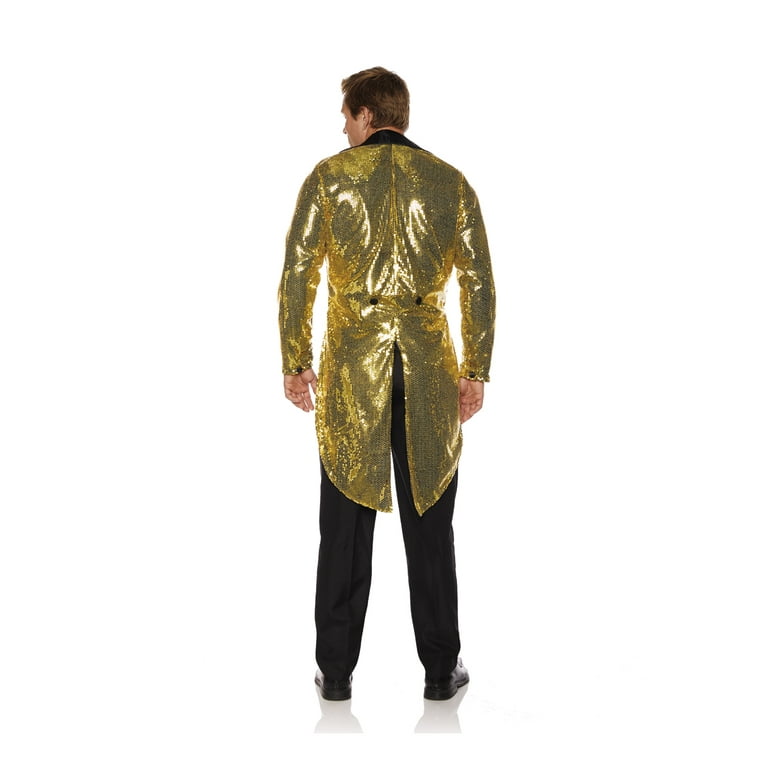 Gold sequin clearance tailcoat