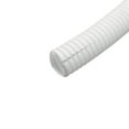 thumbnail image 2 of Split Loom Tubing Wire Conduit, White Corrugated Wire Tube Cable Protection Pipe Cable Tidy Tube for TV Cables, Electric Wire, Garden Lights (ID 15mm, 19.6 Ft), 2 of 7