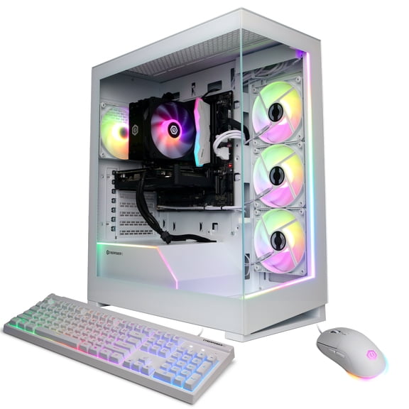 Ibuypower Radeon 7700 iBUYPOWER ESA7R77XT01 Gaming PC Desktop - AMD Ryzen 7 8700F, AMD Radeon ...