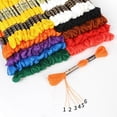 thumbnail image 2 of 10-Piece Embroidery Thread Set - Cross Stitch Thread, suitable for hand embroidery and bracelet making, craft supplies.,white, 2 of 4