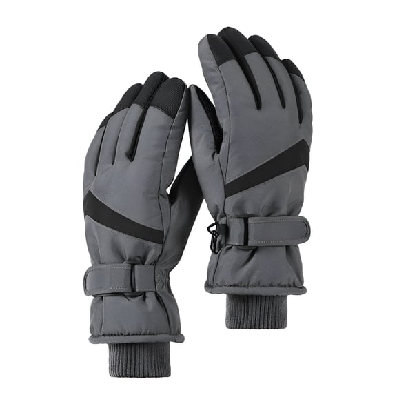 TELOLY Safety Gloves Ski Gloves Snow Gloves for Women Waterproof Snowboard Gloves Insulated Touchscreen Snowmobile Gloves for Cold Weather Windproof Warm Skiing Gloves with Pocket