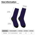 thumbnail image 4 of Goofa Mathematical Symbols Printed Men's Crew Socks, Soft Durable Breathable Moisture-Wicking with Odor Control Cotton socks, 4 of 9