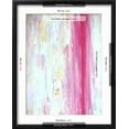 thumbnail image 5 of Art.com Pink and Yellow Abstract Art Painting Art Print by T30Gallery, Black Frame Wall Art, 17" x 21", 5 of 5