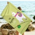 thumbnail image 3 of Tupukom Oversized Microfiber Beach Towels 29.5"x59" Quick Dry Lightweight Multi-Purpose Sand-Free Beach Mat Cruise Accessories Must Haves Vacation Lounge Chair Cover, 3 of 6