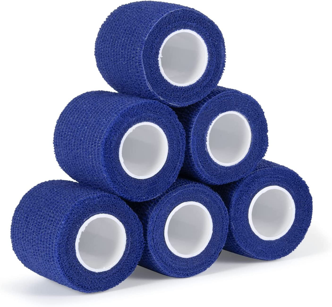 6Pcs 2”x 5 Yard Self Adhesive Bandage Wrap Breathable Self Adherent