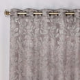 thumbnail image 2 of Superior Blackout Leaves Curtains Set of 2, Light Filtering Grommet Curtain Panel Set, Cappuccino-Brown, 70"W x 84"L, 2 of 8