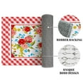 thumbnail image 4 of Flower Kitchen Mat Sets 3 Piece Farmhouse Anti Fatigue Waterproof Stain Resistant Floor Rug Non Slip Pioneer Flower Woman Kitchen Accessories Laundry Room Rug - 17x29 and 17x47 and 59x17 Inch, 4 of 5