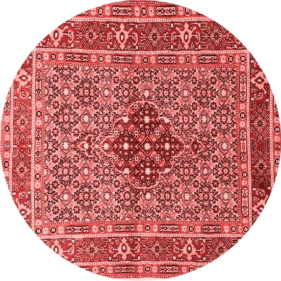 Ahgly Company Indoor Round Persian Red Traditional Area Rugs, 7' Round