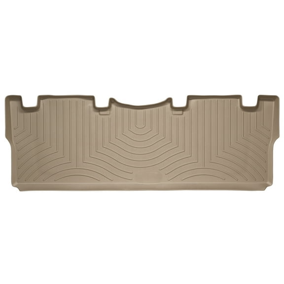 WeatherTech Custom Fit FloorLiners compatible with 2004-2010 Toyota Sienna - 2nd Row, Tan
