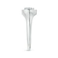 thumbnail image 3 of ANGARA Natural 0.5 Ct. Diamond Halo Ring in 14K White Gold for Women (Ring Size: 12), 3 of 9