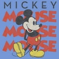 thumbnail image 2 of Boy's Mickey & Friends Mickey Mouse Name Stack Distressed  Performance Graphic Tee Royal Blue Heather Medium, 2 of 4