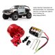 thumbnail image 3 of Caja de engranajes de Metal Vogacara para Motor de transmisión 60T Axial SCX10 Rojo, 3 of 6