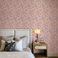 thumbnail image 2 of The Pioneer Woman Pretty Poseys in Pink Floral Peel and Stick Wallpaper, 20.5" x 18', 2 of 7