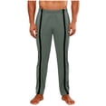 thumbnail image 2 of PNTUTB Men's Fashion Casual Solid Color Comfortable Elastic Waist Full Zip Two Way Quick Off Straight Leg Pants, 2 of 6