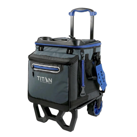 Titan Deep Freeze 60-can (50 10) High Performance Rolling Cooler