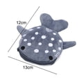 thumbnail image 5 of ruhuadgb Children Purse Cartoon Shark Shape Zipper Closure Soft Plush Kids Wallet Changes Pouch Cosmetic Bag Data Line Earphone Storage Bag, 5 of 7