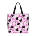 thumbnail image 1 of Easygdp Pink Girl Halloween Bolsa Tote para Mujer, Bolso de Hombro para Trabajo, Playa, Viajes, Compras y Supermercado, 1 of 7