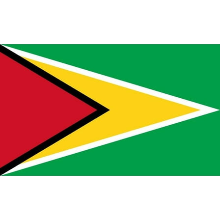 Guyana Flag Decal Sticker - 6 inches wide