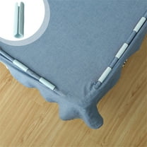 10-Piece Anti-Slip Sheet and Quilt Fastener Clips, Easy-Install Bedding Holders for Secure Night Sleep, Plastic Gray Pink White Green