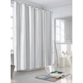 thumbnail image 3 of Geometric Gray Shower Curtain, Ethnic Stripes Waterproof Shower Curtain Set with 12 Hooks Lightweight Washable Fabric Shower Curtains for Bathroom 72x72 Inches, 3 of 6
