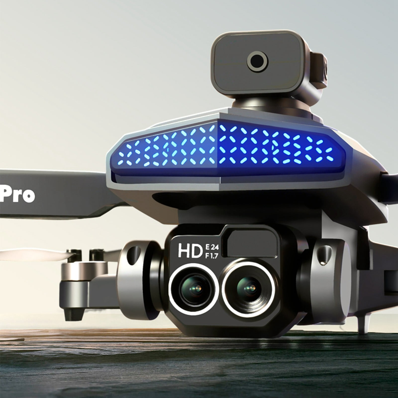 ESULOMP Dual-camera Folding UAV 4K HD Aerial Photography Drone,5G WIFI Transmission Drone,Brushless Motor,Mobile Phone Control,Multiple Flight Modes