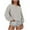 Khaki, variant on HAiming Striped Sweatshirt for Women Crewneck Long Sleeve Loose Winter Fall Pullover Trendy Comfy Trendy Tops
