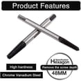 thumbnail image 3 of Jinsinto 5pcs 3.1mm-19mm Pipe Screw Extractor Bolt Remover Removal Tool Kit, 3 of 5