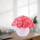 thumbnail image 5 of Bola de Bonsái de Flores Artificiales en Maceta | Plantas falsas de escritorio para decoración navideña interior | Material plástico | Amarillo, Naranja, Rojo Sandía, Rosa, Morado, Rojo | 12x12x12cm, 5 of 6