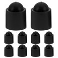 thumbnail image 1 of MOVTOTOP 10PCS Rubber Cue Stick Tail Protectors for Enhanced Grip and Protection with Black Sleeve Cover, 1 of 8