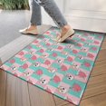 thumbnail image 4 of Checkered Cartoon Cat Unicorn Heart Door Rugs,Washable Non Slip Door Mats Indoor,Decorative Door Mats,Entry Mat Indoor for Entrance,Bedroom,Kitchen,Bathroom,17"x30", 4 of 6