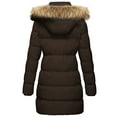 thumbnail image 4 of WenVen Women's Winter Coat Windproof Puffer Jacket Hooded Puffer Jacket Coffee S, 4 of 8