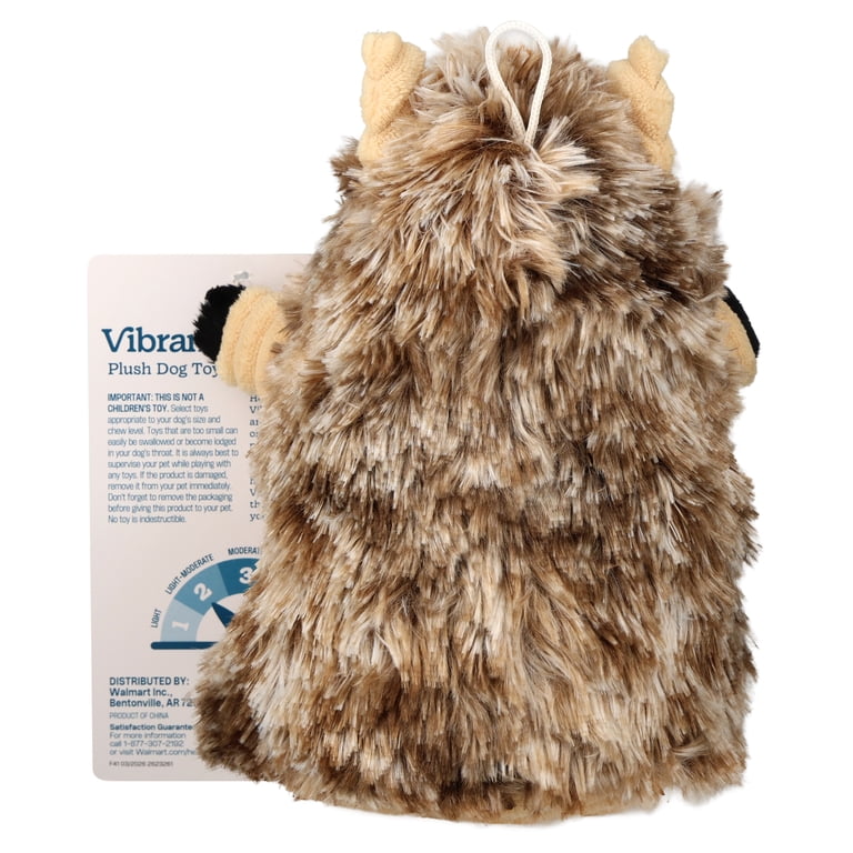 Vibrant Life Cozy Buddy 7.5 Inch Hedgehog Dog Toy, Soft Chew Level