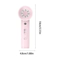 thumbnail image 3 of Rewenti Handheld High Speed Misting Fan 4000Mah Rechargeable, 5 Wind Speeds 20Ml Water Tank Abs Spray Fan Type-C, 3 of 5