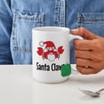 thumbnail image 4 of CafePress - Santa Claws Mugs - 15 oz Ceramic Large White Novelty Mug, 4 of 6