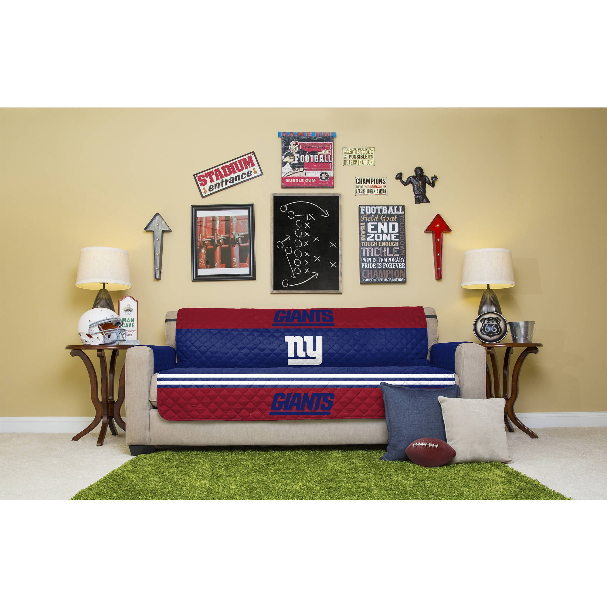 NFL Licensed Furniture Protector, Sofa, New York Giants