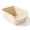 Cream White, variant on Large Cream White Cat Litter Box with High Sides for Indoor Cats