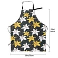 thumbnail image 2 of Kdxio Lilies Flowers Apron with Pockets Adjustable Kitchen Aprons for Men Women Waterproof Aprons for Cooking,Drawing,Crafting, Baking Household Cleaning, 2 of 8