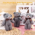 thumbnail image 3 of 10 mini ositos de peluche para baby shower, pequeños osos de peluche a granel, mini osos de peluche de 4,7 pulgadas con etiquetas de agradecimiento y bolsas de organza, recuerdos de fiesta, 3 of 7