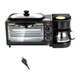 thumbnail image 1 of Máquina para hacer desayuno, horno, máquina para hacer desayuno, acero inoxidable, portátil, huevo, plancha antiadherente, estación de desayuno,, 1 of 9