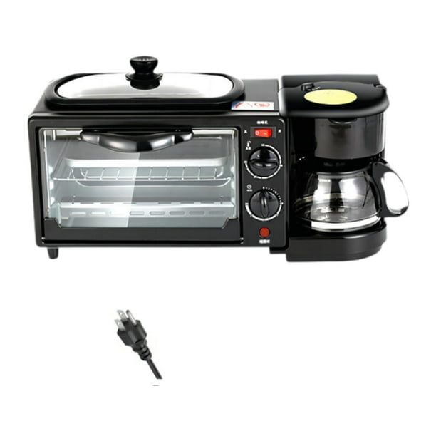 Estación de desayuno Tostadora Horno Desayunadora Horno de salchichas Plancha Cafetera Electrodomésticos de cocina Estación central de desayuno